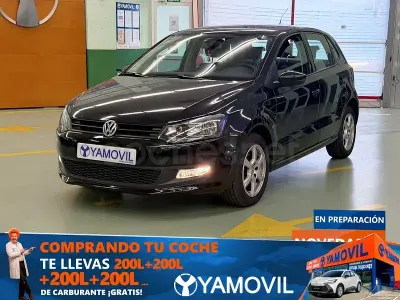 Usado VW Polo Advance 75 CV (55 kW) 2014 Negro Berlina