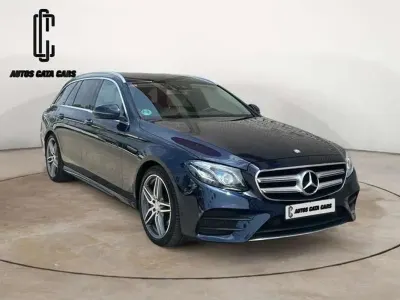Usado Mercedes E220 194 CV (142 kW) 2017 Azul Familiar
