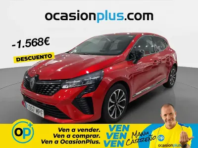 Usado Renault Clio V Techno 90 CV (66 kW) 2024 Rojo Berlina
