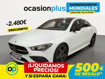 Usado Mercedes CLA200 150 CV (110 kW) 2019 Blanco Coupe