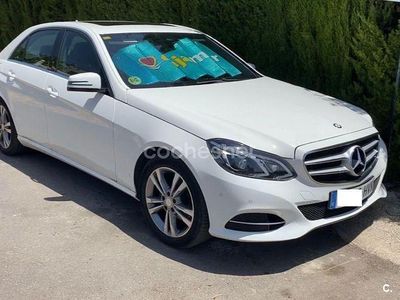 Usado Mercedes E220 Avantgarde 170 CV (125 kW) 2013 Blanco Berlina