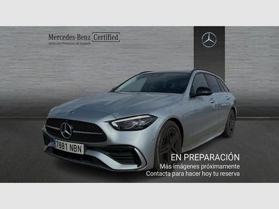 Usado Mercedes C220 AMG line 200 CV (147 kW) 2025 Plata hightech (metalizado) Berlina