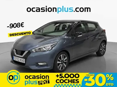 Begagnad Nissan Micra Acenta 90 HK (66 kW) 2018 Grå Halvkombi