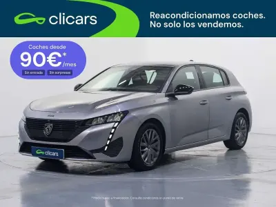 Usado Peugeot 308 Active 110 CV (80 kW) 2022 Plateado Utilitario