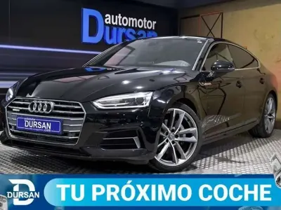 Usado Audi A5 Sportback S-Line 218 CV (160 kW) 2018 Negro Utilitario