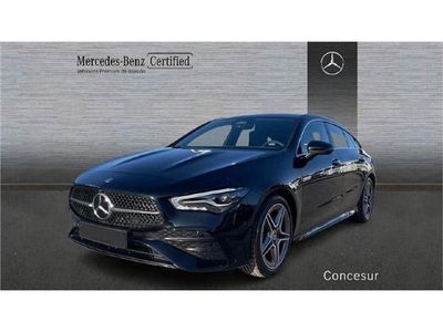 Usado Mercedes CLA250e AMG line 218 CV (160 kW) 2024 Negro cosmos Coupe