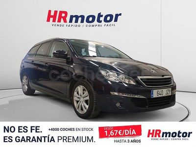 Usado Peugeot 308 SW Style 130 CV (95 kW) 2017 Azul Familiar