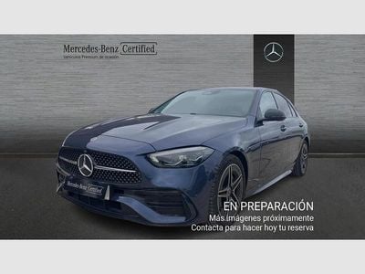 Usado Mercedes C200 AMG line 163 CV (119 kW) 2025 Azul sodalita (metallic) Berlina