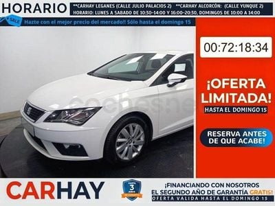 Usado Seat Leon Reference 110 CV (80 kW) 2018 Blanco Berlina