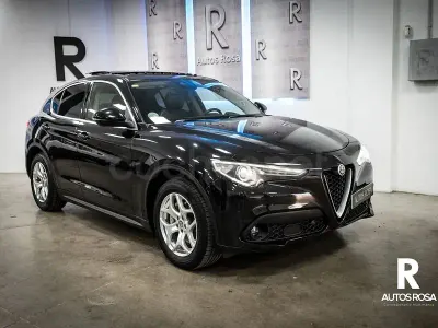Usado Alfa Romeo Stelvio Executive 190 CV (139 kW) 2020 Negro SUV