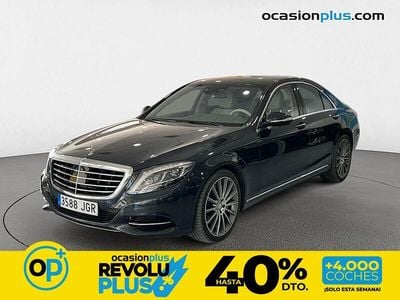 Usado Mercedes S500 455 CV (334 kW) 2015 Azul Berlina