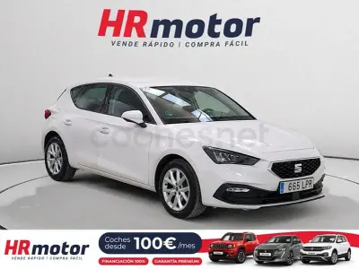 Usado Seat Leon Style 110 CV (80 kW) 2021 Blanco Berlina