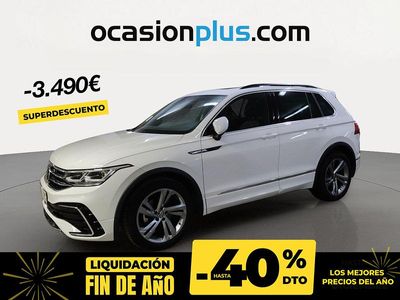 Blanco Usado 2021 VW Tiguan R-line SUV | 33.450 € (Un poco caro)