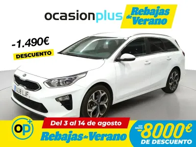 Usado Kia Ceed 115 CV (84 kW) 2020 Blanco Utilitario