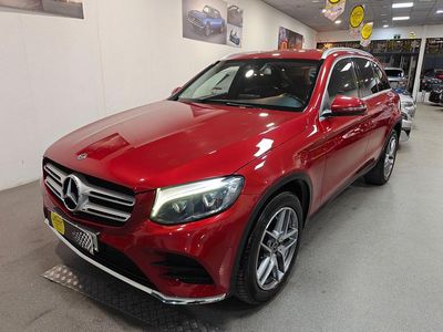 Rojo Usado 2018 Mercedes GLC220 SUV | 24.900 € (Precio justo)