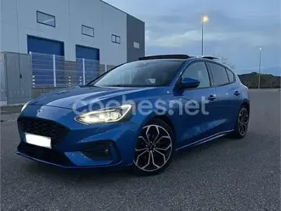 Usado Ford Focus ST-Line 125 CV (91 kW) 2019 Azul Berlina