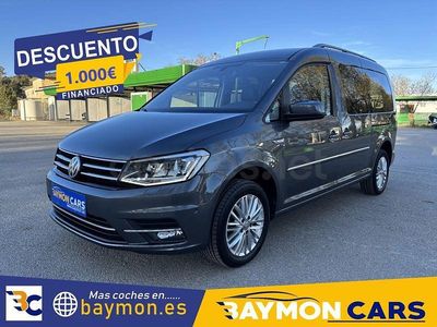 Usado VW Caddy Maxi Comfortline 150 CV (110 kW) 2018 Gris / plata Monovolumen