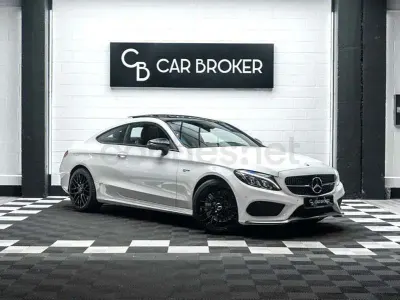 Usado Mercedes C43 AMG 367 CV (269 kW) 2017 Blanco Coupe