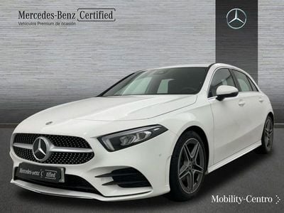 Usado Mercedes A200 AMG line 150 CV (110 kW) 2022 Blanco polar  pintura unicolor Utilitario