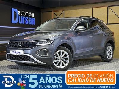 Usado VW T-Roc Life 150 CV (110 kW) 2022 Gris SUV