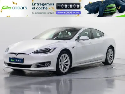 Usado Tesla Model S Long Range AWD 580 kW (789 CV) 2020 Blanco Utilitario