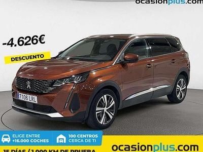 Usado Peugeot 5008 Allure 131 CV (96 kW) 2021 Marrón Monovolumen