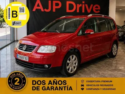 Usado VW Touran Edition 105 CV (77 kW) 2007 Rojo Monovolumen