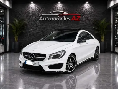 Occasion Mercedes CLA200 AMG line 136 PK (100 kW) 2015 Wit Coupé