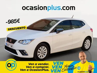 Usado Seat Ibiza XCELLENCE 95 CV (69 kW) 2018 Blanco Utilitario