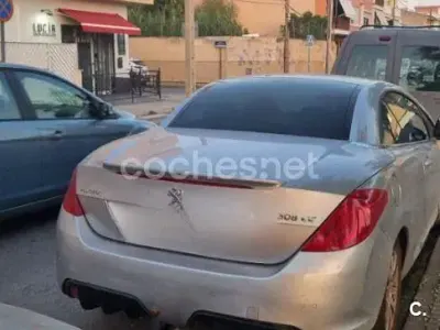 Usado Peugeot 308 CC Active 122 CV (89 kW) 2012 Gris / plata Descapotable