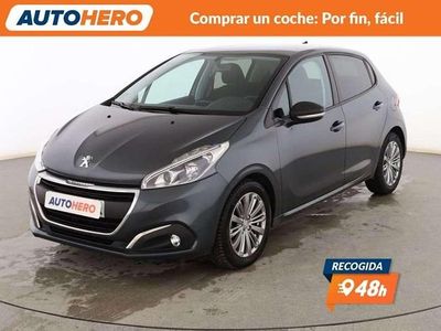 Usado Peugeot 208 Style 99 CV (72 kW) 2017 Gris Utilitario