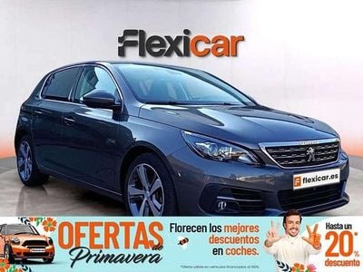 Usado Peugeot 308 Allure 131 CV (96 kW) 2020 Gris Utilitario