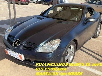 Usado Mercedes SLK200 163 CV (119 kW) 2006 Azul Descapotable