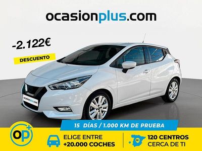 Blanco Usado 2020 Nissan Micra N-Connecta | 11.250 € (Precio justo)