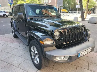 Usado Jeep Wrangler Sahara 200 CV (147 kW) 2020 Negro SUV