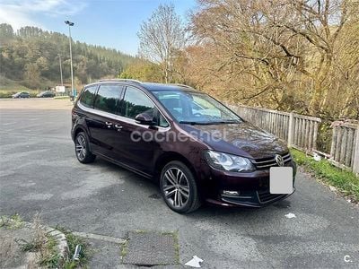 Usado VW Sharan Sportline 184 CV (135 kW) 2016 Granate Monovolumen