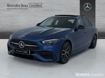 Usado Mercedes C220 200 CV (147 kW) 2021 Azul espectral Berlina