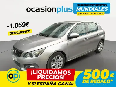 Usado Peugeot 308 Active 120 CV (88 kW) 2017 Gris