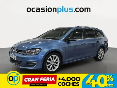 Usado VW Golf VII Sportline 150 CV (110 kW) 2015 Azul Familiar