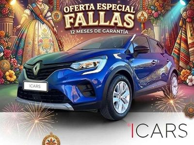 Usado Renault Captur Intens 91 CV (66 kW) 2022 Azul SUV