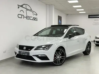 Używany Seat Leon CUPRA 300 KM (220 kW) 2018 Biały Sedan/Limuzyna