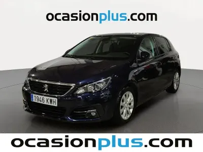 Usado Peugeot 308 Style 131 CV (96 kW) 2019 Azul negro Utilitario