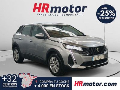 Usado Peugeot 3008 Active 131 CV (96 kW) 2021 Gris SUV