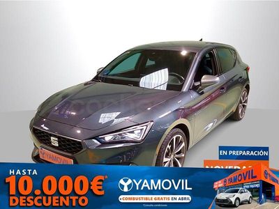 Usado Seat Leon FR 204 CV (150 kW) 2021 Gris / plata Berlina