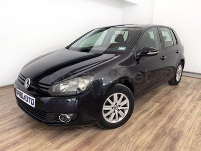 Usado VW Golf VI 105 CV (77 kW) 2010 Negro Utilitario