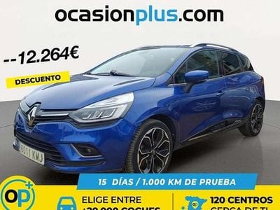 Usado Renault Clio GrandTour Zen 118 CV (86 kW) 2018 Azul Familiar