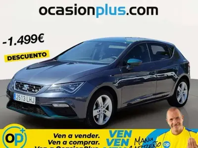 Usado Seat Leon FR 131 CV (96 kW) 2020 Gris Utilitario