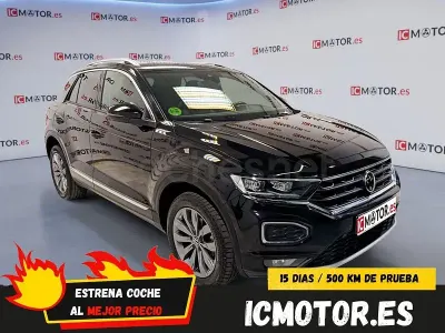 Usado VW T-Roc Sportline 150 CV (110 kW) 2022 Negro SUV