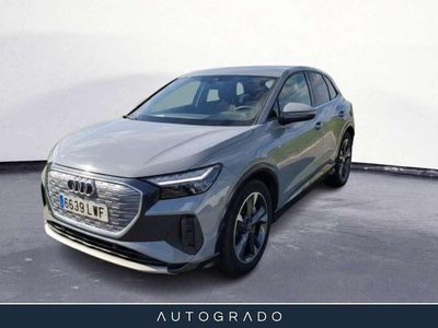 Usado Audi Q4 e-tron Advanced Plus 150 kW (204 CV) 2022 Gris SUV