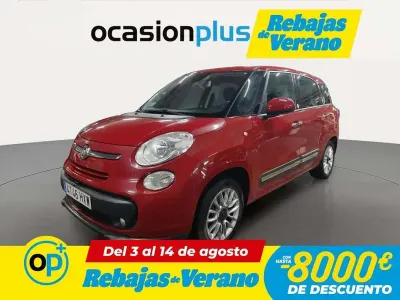 Usado Fiat 500L Living 85 CV (62 kW) 2014 Rojo Monovolumen